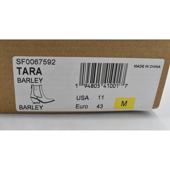 Sofft Womens 11 Tara Chelsea Barley Leather Block Heel Zip Western Booties Boots - Picture 15 of 15